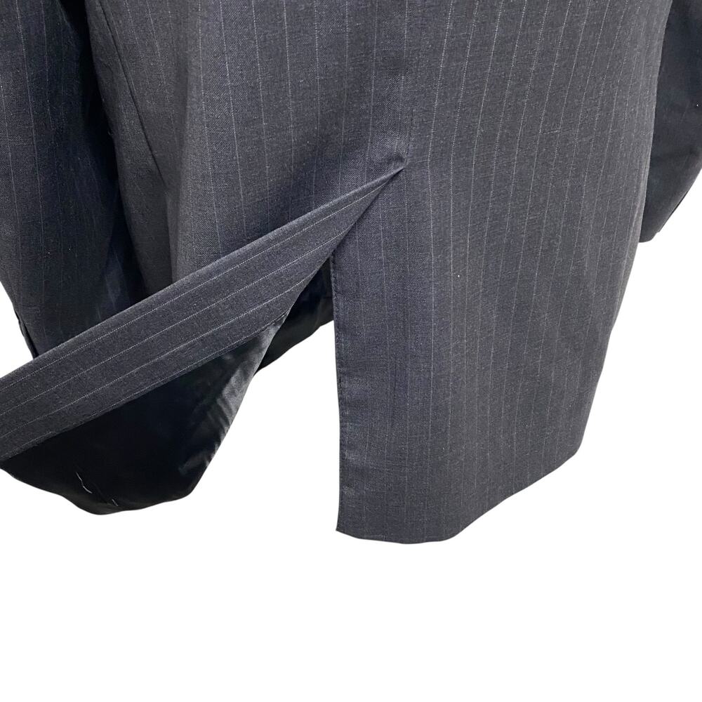 Lauren Ralph Lauren Pinstripe Blazer Suit Jacket Mens 40R Two Button Wool LRL - Picture 6 of 12